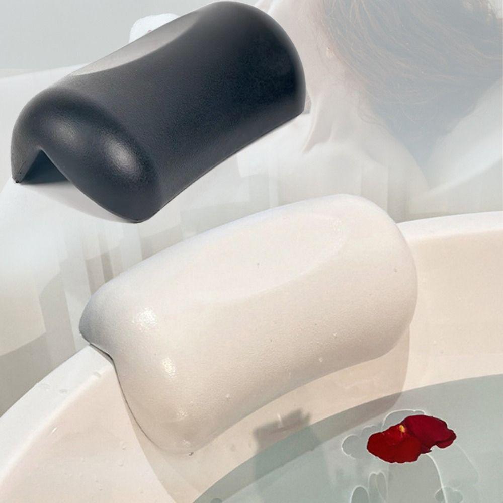 Suction Cups Bathtub Headrest Non Slip Bath Neck Cushion Thick Bath Pillow Bathtub Use