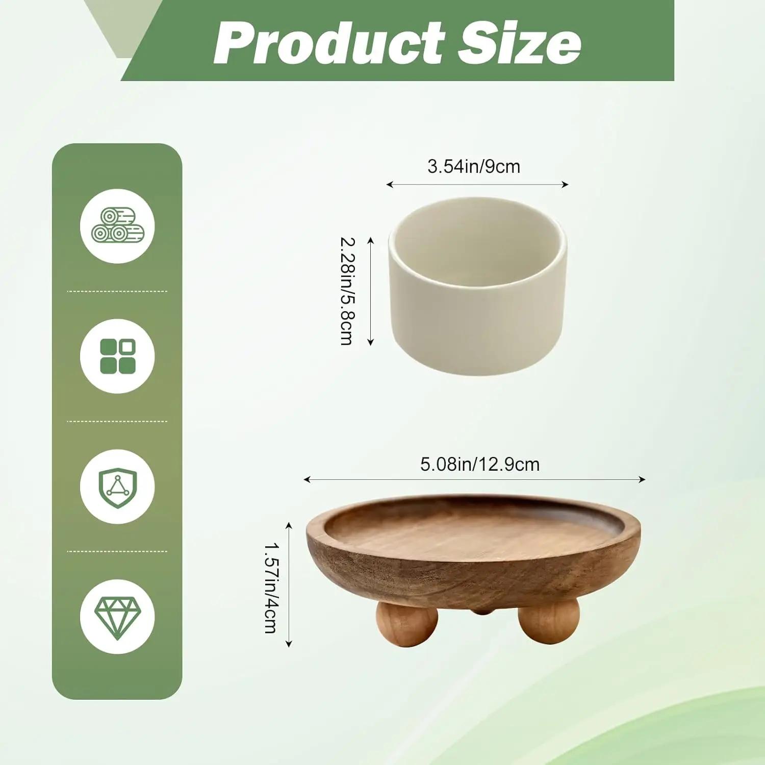 

Маленькая деревянная подставка-пьедестал, деревянный подъемник, декоративные подносы, поднос для кофе, для свечей, растений, бутылок, ваз и дозаторов для мыла