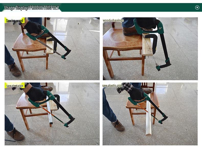 Hacksaw Frame Mini Hand Saw: Small Steel Bow for Woodworking & Metal Cutting