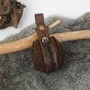 Retro Medieval Faux Leather Belt Pouch Purse Middle Ages Portable Coin Purse Belt Pouch LARP Renaissances Costumes