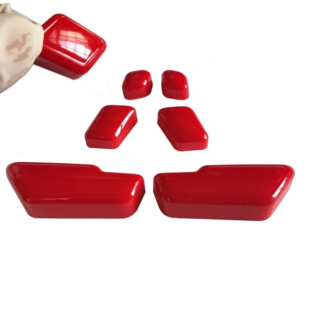 Car Seat Adjust Button Cover Sticker for Mercedes Benz  C E Class W204 W212 GLE W166 ML GL GLS Class