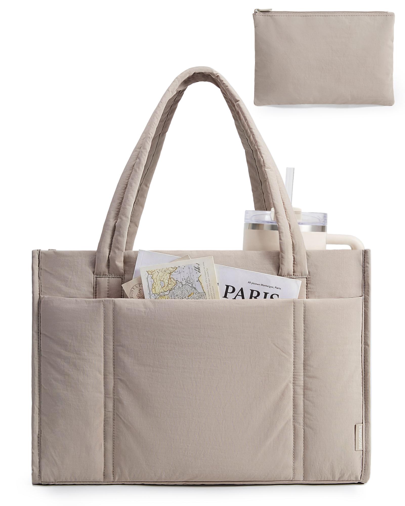 BagSmart Pūstas Tote Soma, Viegla Pleca