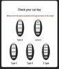 Nissan Car Key Cover for Altima, Sylphy (14th Gen), Qashqai, X-Trail, Tiida, Bluebird, Kicks, Tanlu, Loulan