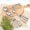3Stainless Steel Cookie Dough Spoon for Baking, Cookie Spoon with Trigger Release, Ice Cream Spoon, Baking Fruit Cookie Spoon, Cupcake Spoon