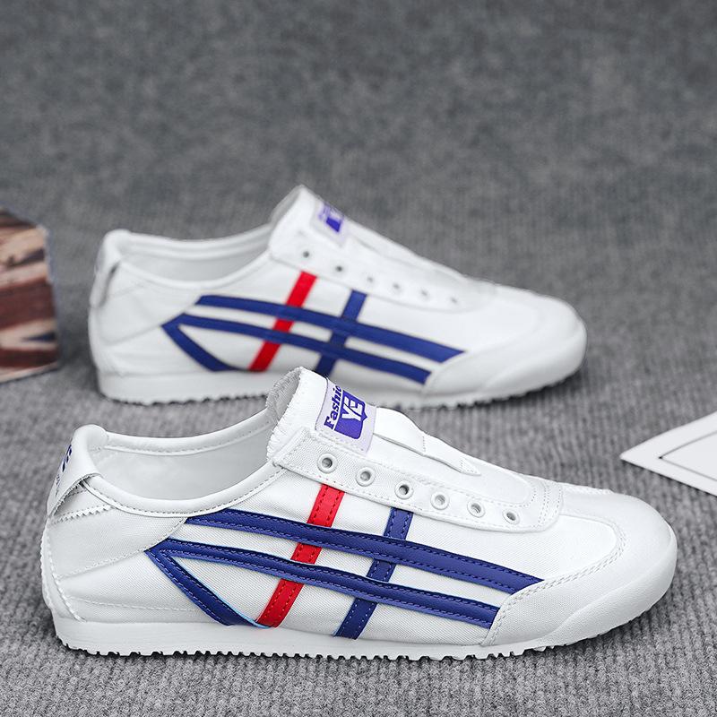 Men's Shoes 2025 New Summer Breathable Sports Running Versatile Casual Board Shoes Lightweight Soft Sole Canvas Small White Tide Shoes