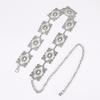 High-end Women's Waist Chain Retro Carved Metal Waist Chain Fashionable Versatile Square Women's Waist Chain