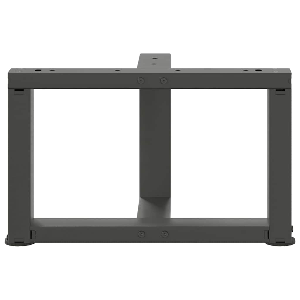 Vidaxl Tischbeine, 2 Stück, Anthrazit, 50X25X(30-31) Cm