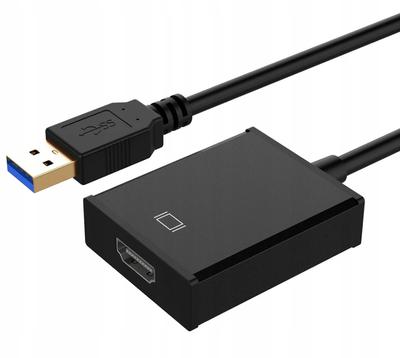Co2 Przejściówka Usb 3 Hdmi Adapter Kabel Hub Konwerter Full Hd 1080P 60Hz