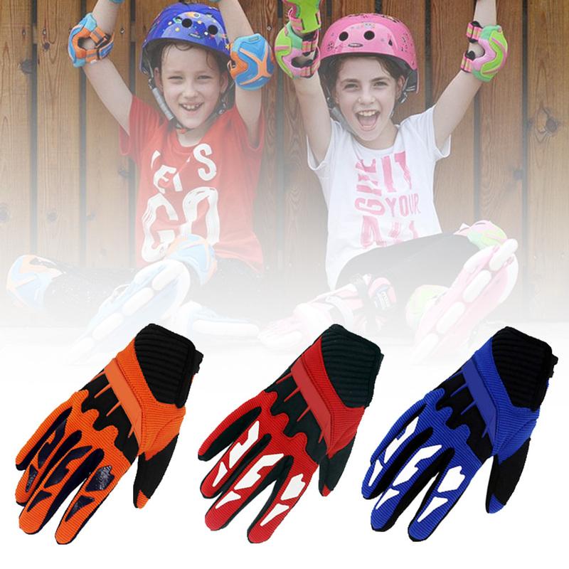 Children Kids Skating Scooter Bicycle Cycling Full Finger Gloves for child bike Cycling Glove