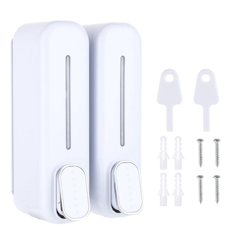 700ml Wall Mount Soap Dispenser Manual Shampoo Shower Gel Dispenser Lotion Container Liquid Hand Soap Dispenser For Bathroom