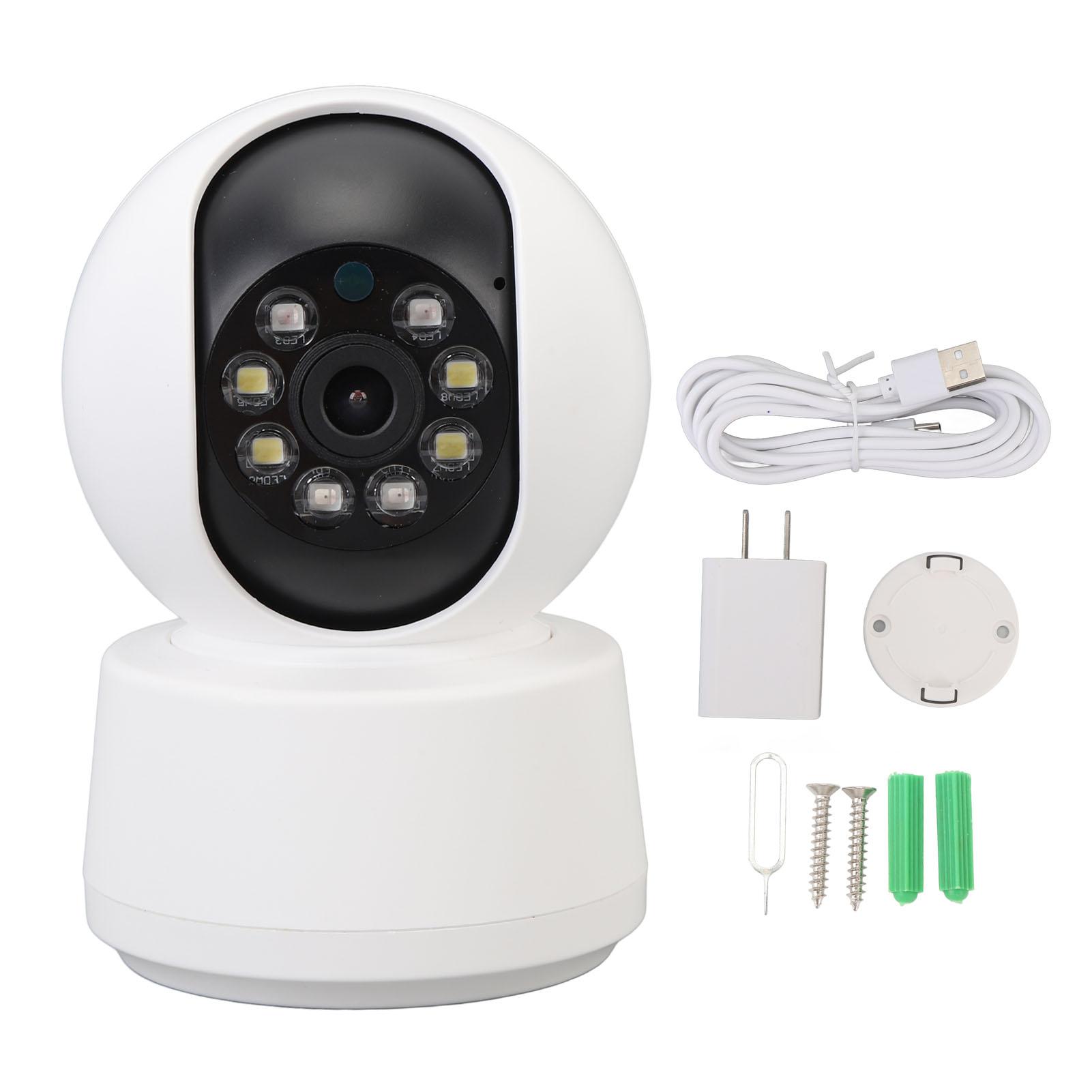 

WiFi Security Camera APP Remote Control Smart Motion Detection 2 Way Talk Night Vision Home US Plug