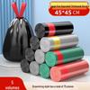 100 Large Drawstring Trash Bags, Black and Thickened for Home, Kitchen, Dorm, Office