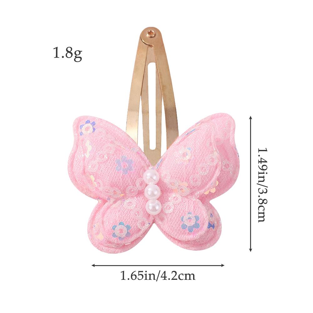 60pcs Random Color Style Butterfly Hair Clips Boutique Hair Bows Hairpins Barrettes for Kids Hair Acesssories