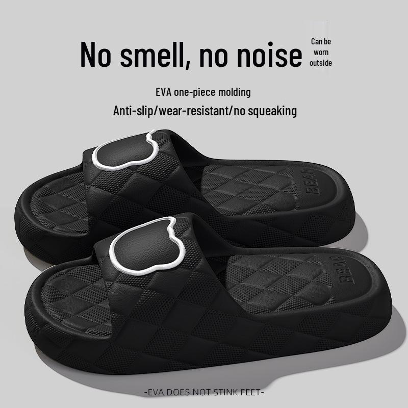 EVA Non-slip Indoor Bathroom Sandals for Men & Women - Thick Sole, Deodorant Summer Slippers