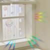 Anti-Collision Circular Window Stickers  Reusable Rainbow Window Clings Stop Birds from Hitting Windows