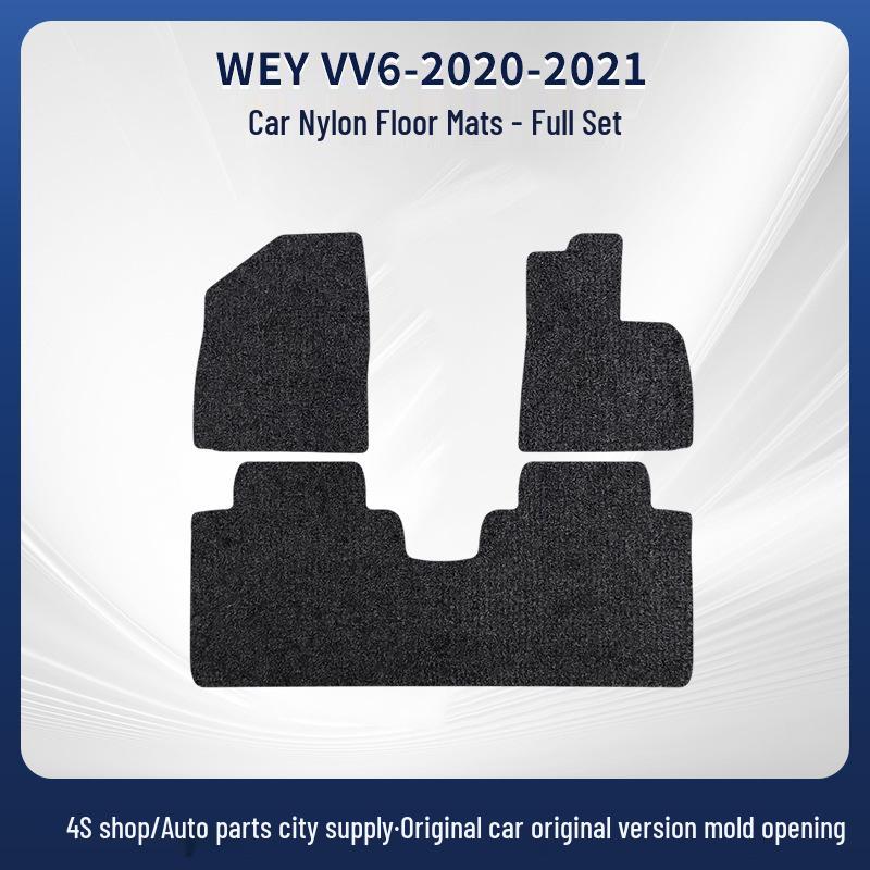 Suede Nylon Mat for WEY VV6 2020-2021, Compatible with Left and Right-Hand Drive Models
