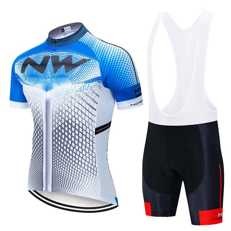 NW Team Edition Short Sleeve Cycling Suit Men's Summer Road Cycling Mountain Suit Sports