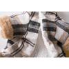 Soft Warm Dog Clothes Warm Pet Plaid Jacket For Dogs Cats Coat Jacket For Small Medium Dogs Pets Costumess