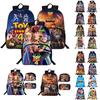 Cartoon Print Backpack For Kids Versatile School Bag With Cute Design And Spacious Capacity