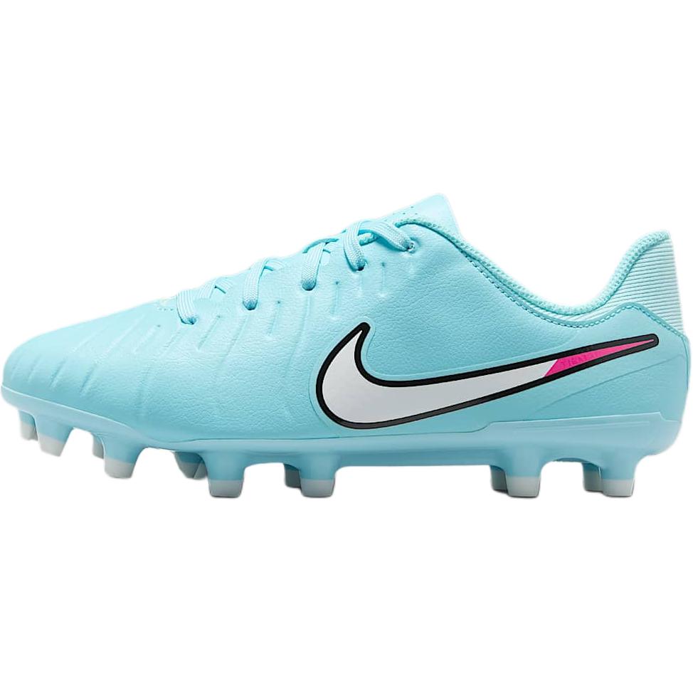 

New Nike Jr Legend 10 Abrasion Resistant Low Top Kids Soccer Shoes Sky Blue Teenagers DV4348-401 35.5