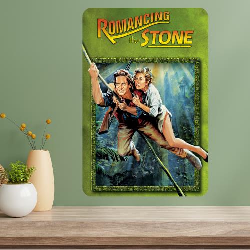 

Romancing the Stone Classic Movie Metal Poster Sign 20x30cm（7.8x11.8inch）