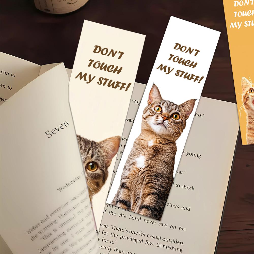 32 Stück, Lustiges Katzenlesezeichen, Schulanfangssaison, Weihnachten, Halloween, Geeignet für Lehrer, Leser und Geburtstage.
