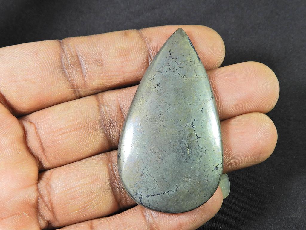 142Cts. AAA Natural Appache Gold Pear Designer Loose Gemstone 31X56X06 MM SK-1083