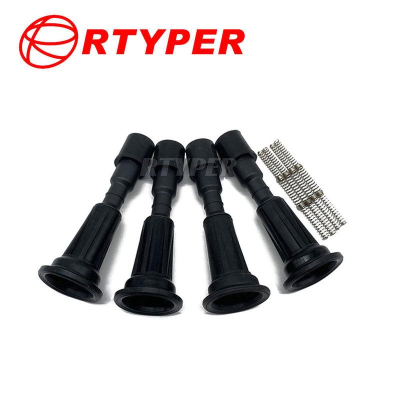 4 Pcs ZJ20-18-100 ZJ49-18-100 ZJ20-18-100A AIC-4051 Ignition Coil Rubber Boots R26215 For Mazda 2 1.5L 3 1.4L 1.6L Wuling1.5
