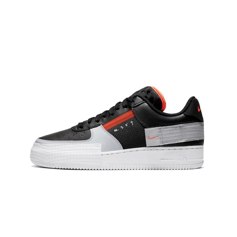 Nike Air Force 1 Drop Type Black Hyper Crimson