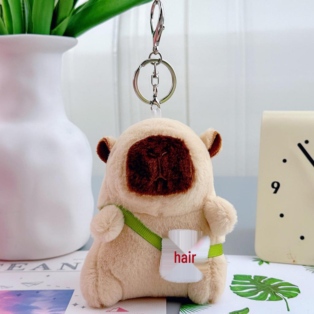 Pingente Capivara Chaveiro de Pelúcia - Presente de Aniversário Boneca de Pano