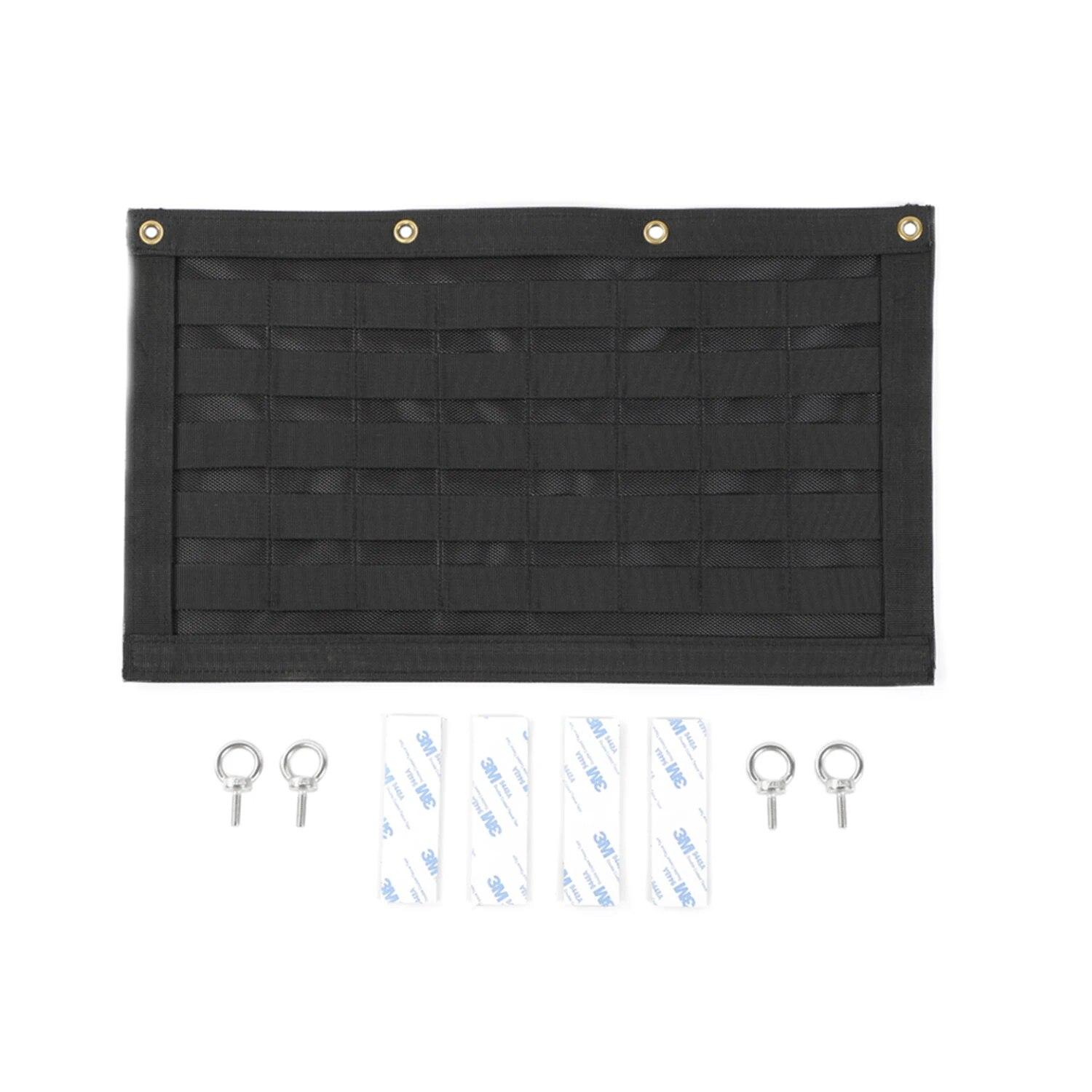 

Автомобильная сумка для хранения на задней двери для Suzuki Jimny JB64 JB74 2022, многофункциональный набор инструментов, карманный органайзер, аксессуары чёрный