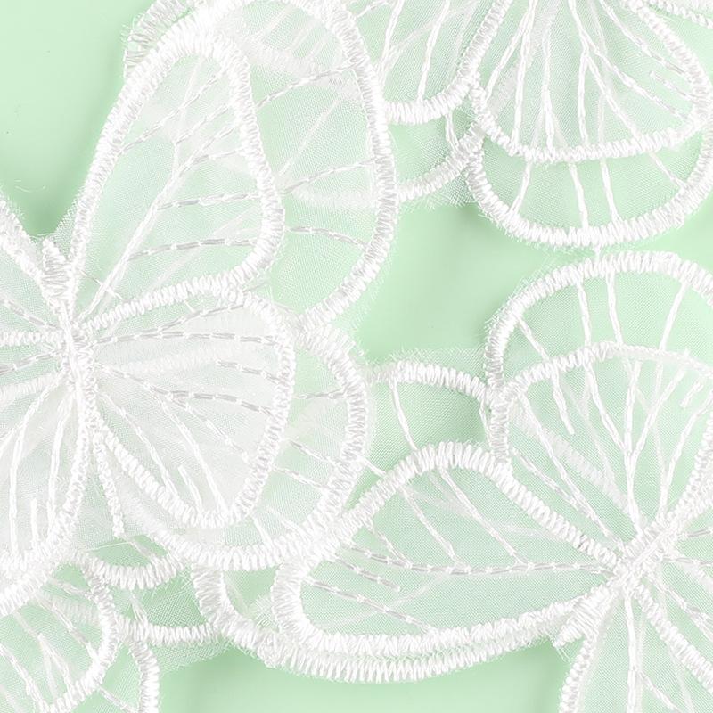 Cute Cartoon Mesh Bow Lace Embroidery Sticker Diy Hand Account Accessories Accessories Brooch Hairpin Hair Accessories Accessories