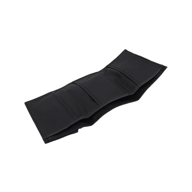 [Montbell] Men's and Women's Tri-fold Wallet, Compact Nylon Trail Wallet 1133248 (Black (BK)/Black)