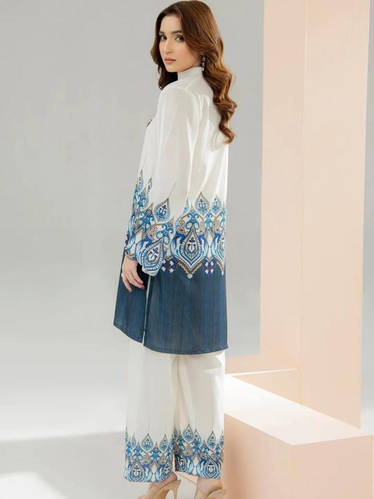 Women Designer Top Tunic Cotton Kurta Pant Cord Set Indian Bollywood Party Wear Kurti