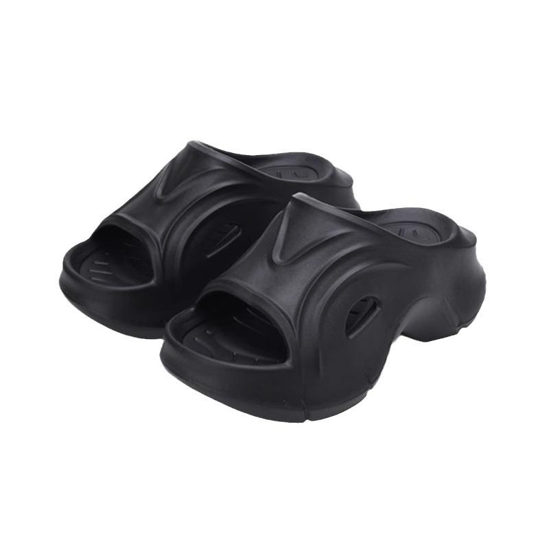 2024 neue koreanische Version rutschfester Damenhausschuhe, hohe Absätze, vielseitige EVA-Slipper, abriebfeste, coole Slipper