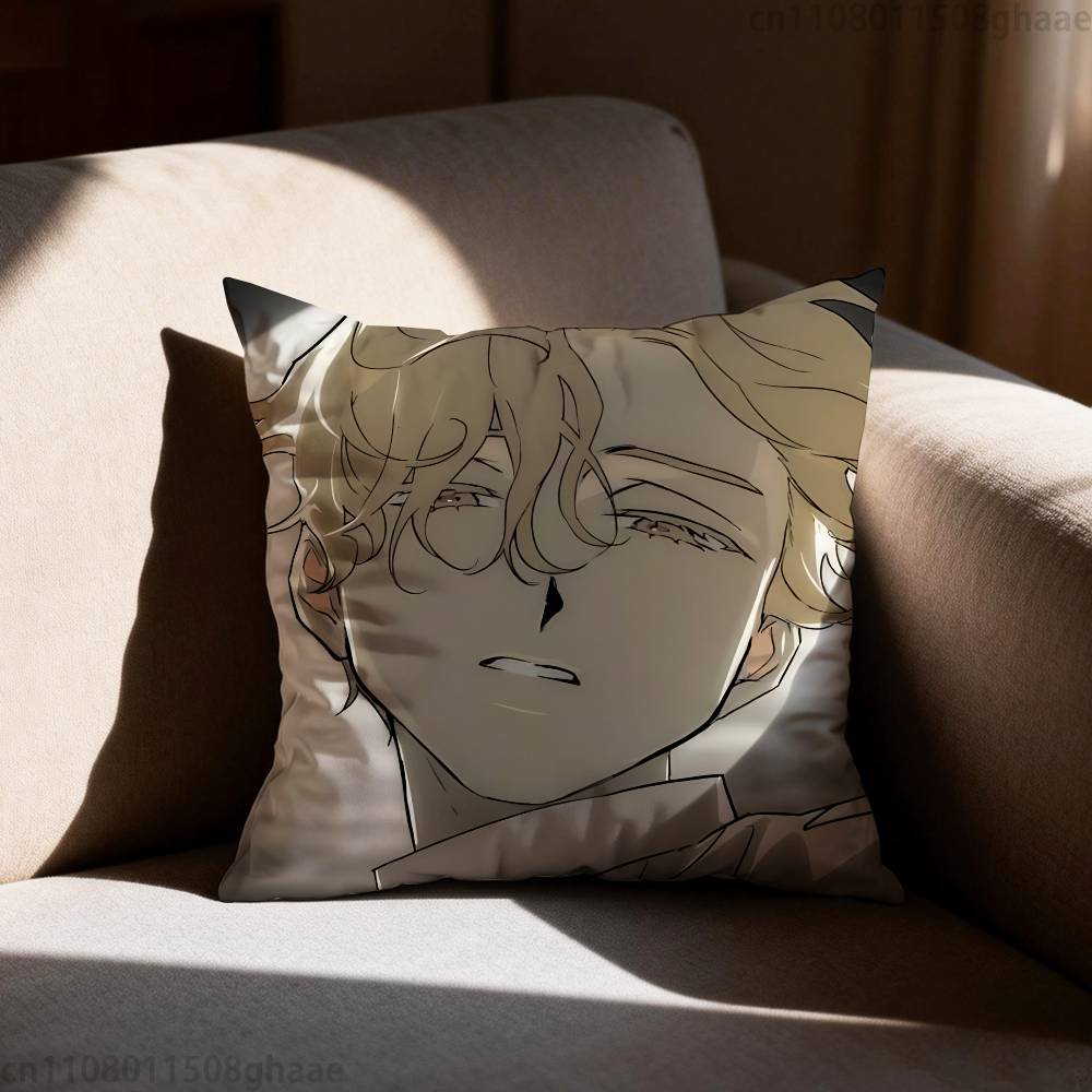 AAlien Stage Luka Pillow Case Square DoubleSided Printing Short Plush Sofa Cushion Cover Bedroom Bedside Pillow