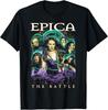 Koszulka Bawełniana Czarna Zespół Epica Pełny Rozmiar S-5XL Unisex SN256 Koszulka Unisex