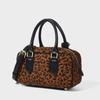 Summer Diagonal Cross Versatile Shoulder Bag, Large Capacity Commuting Bowling Bag, Korean Niche Genuine Leather Women's Bag