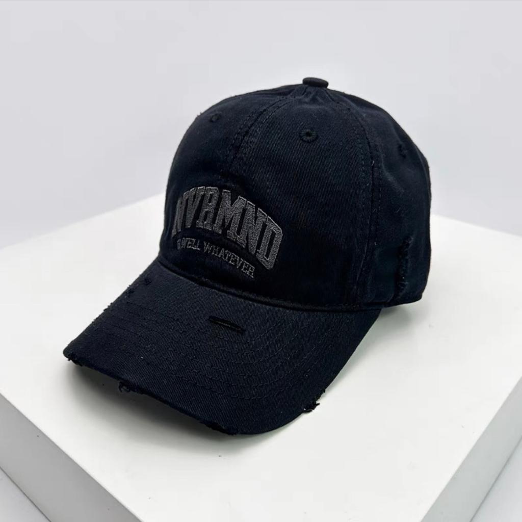Spring and Summer Style Old Ripped Soft Top Baseball Hat for Women Korean Style Little Casual and Versatile Couple Baseball Cap