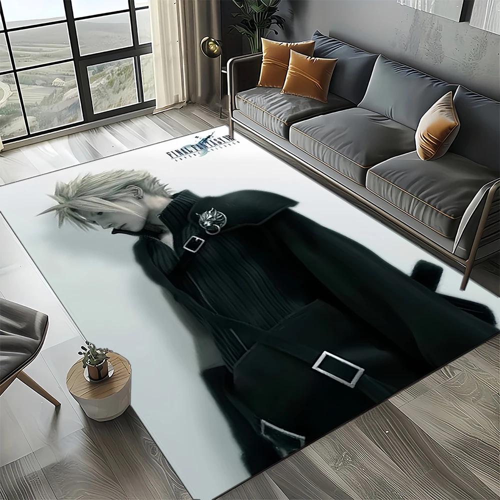 2025 New Style Cloud Tifa Aerith Final Fantasy Games Carpet Rug for Home Living Room Bedroom Sofa Doormat Non-slip Floor Mat