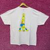 Die Simpsons Familie Pyramide Cartoon T-Shirt Größe 2XL Unisex T-Shirt