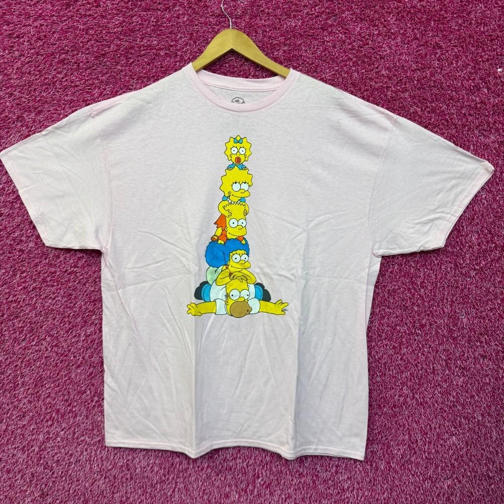 Мультяшная футболка The Simpsons Family Pyramid размер 2XL Унисекс M