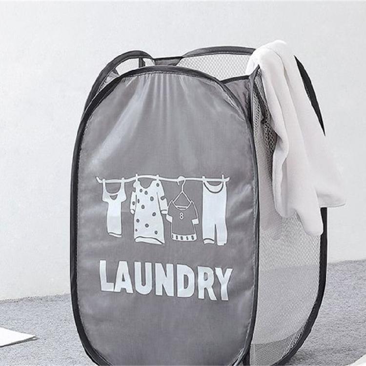 Breathable Mesh Laundry Hamper Storage Basket Collapsible Dirty Clothes Baskets