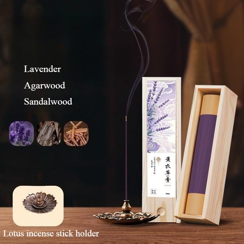 Lavender Incense Sticks 450pcs - Mind Natural Aromatherapy for Relaxing,Fragrance Air Perfect for Home,Terraces,Balconies,Camping and Garden