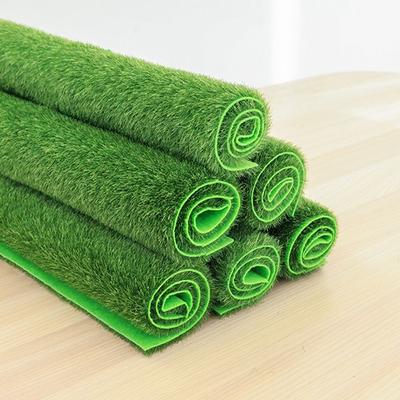 DIY Green Grass Mat Green Turf DIY Micro Landscape Artificial Lawns Carpets Fake Sod
