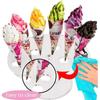 16 Holes Transparent Acrylic Ice Cream Stand Cake Cone Stand Holder Wedding Buffet Food Display Stand  Baking Kitchen Tools