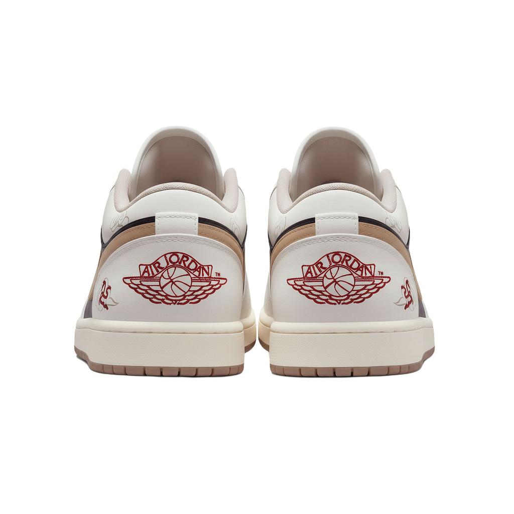 Jordan Air Jordan 1 Low Sail Triple Lab, Horse Year, Golden Warhorse Abrasion Resistant Abrasion Resistant Low Top 553558-169(Team210-)