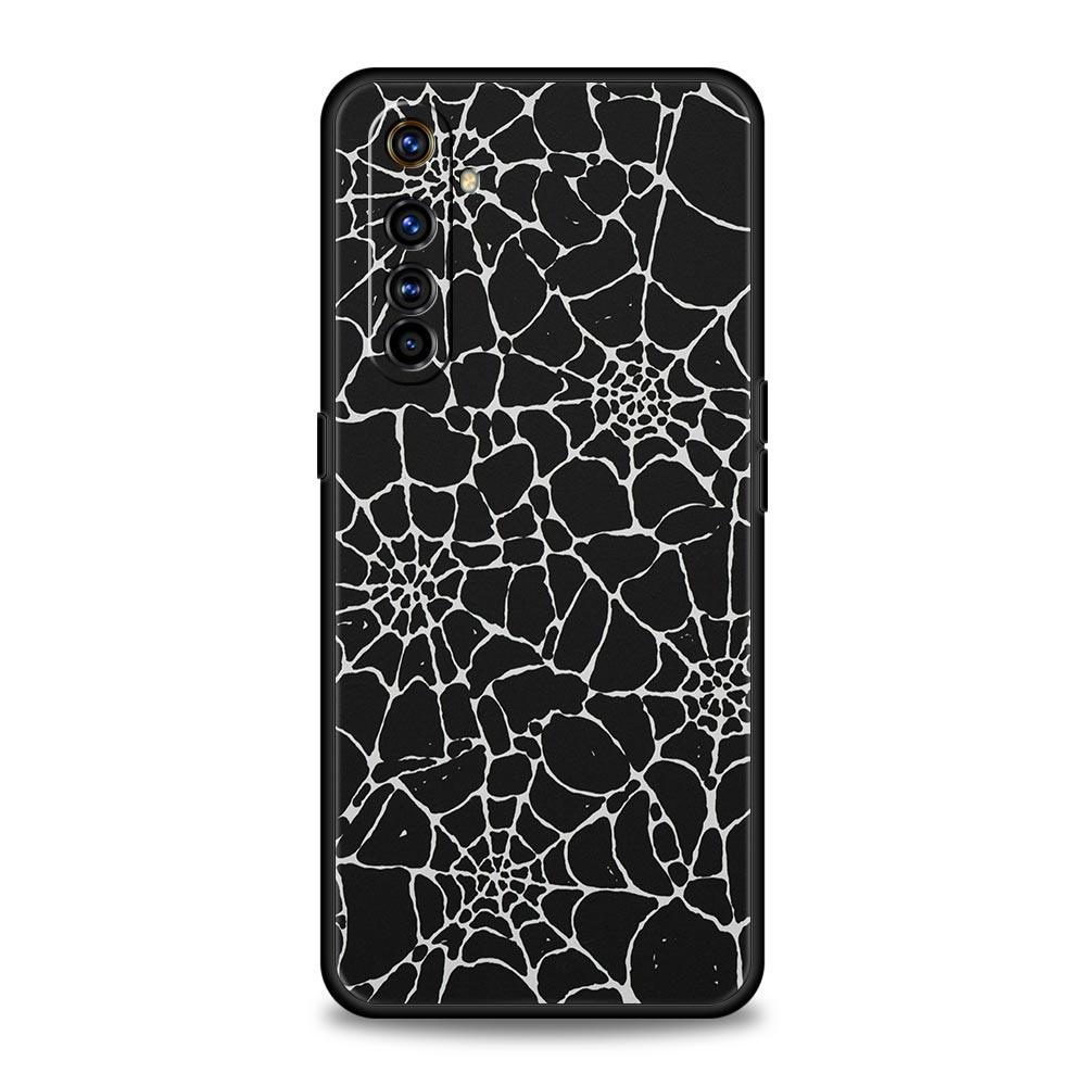 Spider Web Soft TPU For Realme 13 12 11 10 9 Pro Plus GT3 GT2 C21 C25 C35 C53 C55 C67 Pro 5G Phone Case Cover Fundas Capas Bags