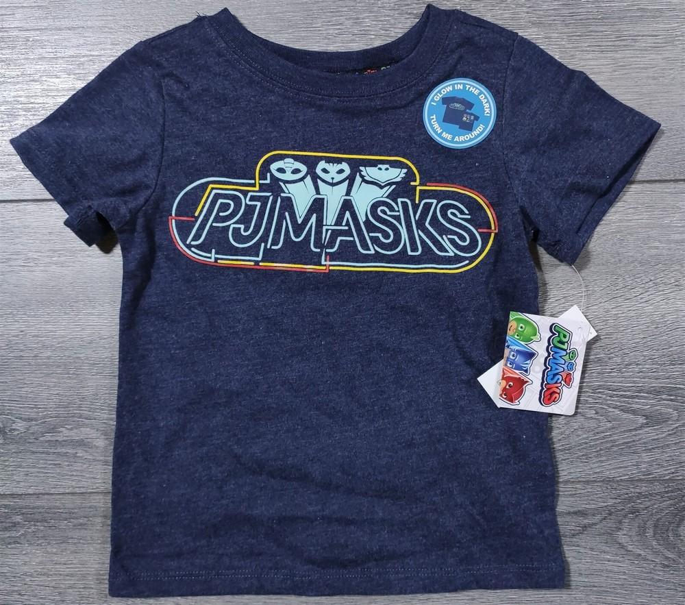 

PJ Masks Shirt 3T Toddler Boys Glow In the Dark Shirt T-Shirt Blue Tee Shirt Unisex T-Shirt XXL