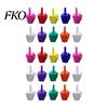 Funny Gag Gifts for Women Mini Middle Finger Figurine, Tiny Hand Desk Decor, Gift Adults, Office Gadgets Colorful Novelty Prank Toy Desk, Small Statue